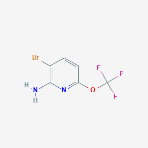 molecular formula C6H4BrF3N2O B6306103 3-Bromo-6-(trifluoromethoxy)pyridin-2-amine CAS No. 1361852-29-0