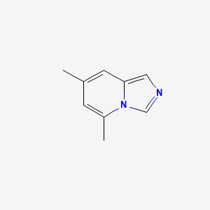 molecular formula C9H10N2 B6306122 5,7-Dimethylimidazo[1,5-a]pyridine CAS No. 1427432-88-9
