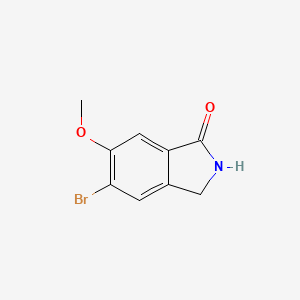 molecular formula C9H8BrNO2 B6306144 5-Bromo-6-methoxyisoindolin-1-one CAS No. 1427356-93-1