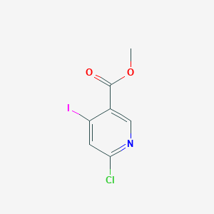 molecular formula C7H5ClINO2 B6306175 Methyl 6-chloro-4-iodonicotinate CAS No. 1824572-65-7