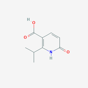 molecular formula C9H11NO3 B6306265 6-Hydroxy-2-isopropylnicotinic acid, 95% CAS No. 1824125-32-7
