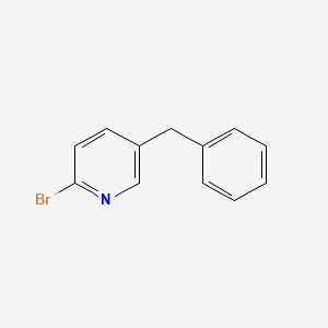 molecular formula C12H10BrN B6306285 5-Benzyl-2-bromopyridine CAS No. 1391737-98-6