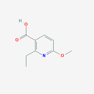 molecular formula C9H11NO3 B6306499 2-Ethyl-6-methoxynicotinic acid CAS No. 1256805-08-9