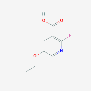 molecular formula C8H8FNO3 B6306515 5-Ethoxy-2-fluoronicotinic acid CAS No. 1256818-90-2