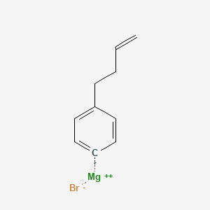 molecular formula C10H11BrMg B6306563 4-(3-Buten-1-yl)phenylmagnesium bromide, 0.5 M in THF CAS No. 947257-63-8