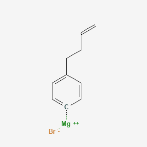 molecular formula C10H11BrMg B6306563 4-(3-Buten-1-yl)phenylmagnesium bromide CAS No. 947257-63-8