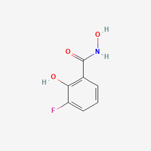 molecular formula C7H6FNO3 B6306597 3-Fluoro-2,N-dihydroxy-benzamide, 95% CAS No. 177348-35-5