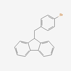 molecular formula C20H15Br B6306602 9-(4-Bromobenzyl)fluorene CAS No. 16305-98-9
