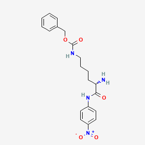 molecular formula C20H24N4O5 B6306613 N-epsilon-Benzyloxycarbonyl-L-lysine p-nitroanilide CAS No. 61876-77-5