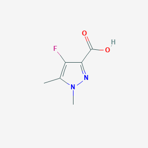 molecular formula C6H7FN2O2 B6306645 4-氟-1,5-二甲基-1H-吡唑-3-羧酸 CAS No. 2102410-87-5