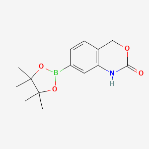 molecular formula C14H18BNO4 B6306668 2-Oxo-2,4-dihydrobenzo[d][1,3]oxazine-7-boronic acid pinacol ester CAS No. 1809200-96-1