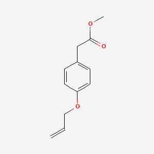 molecular formula C12H14O3 B6306726 Methyl 4-(allyloxy)phenylacetate CAS No. 72224-26-1