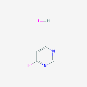 molecular formula C4H4I2N2 B6306796 4-Iodo-pyrimidine hydriodide CAS No. 1965309-31-2