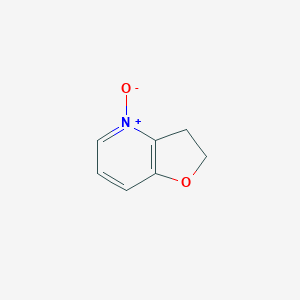 molecular formula C7H7NO2 B063068 2,3-Dihydrofuro[3,2-b]pyridine 4-oxide CAS No. 193605-31-1