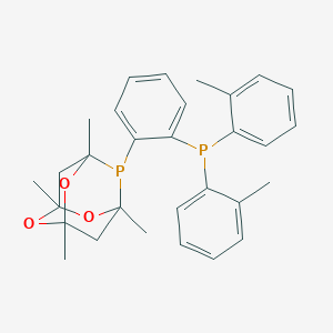 molecular formula C30H34O3P2 B6306810 1,3,5,7-Tetramethyl-8-(2-di-o-tolylphosphinophenyl)-2,4,6-trioxa-8-phosphaadamantane PAd-DalPhos CAS No. 1902911-38-9