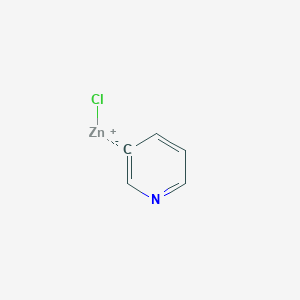 molecular formula C5H4ClNZn B6306817 3-Pyridylzinc chloride, 0.50 M in THF CAS No. 81745-82-6
