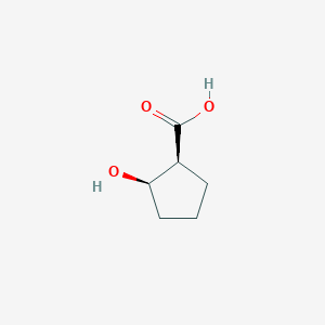 molecular formula C6H10O3 B6306842 (1S,2R)-2-Hydroxycyclopentane-1-carboxylic acid CAS No. 169868-13-7