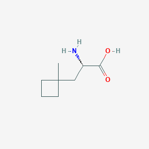 molecular formula C8H15NO2 B6306902 (2S)-2-氨基-3-(1-甲基环丁基)丙酸 CAS No. 1844992-13-7
