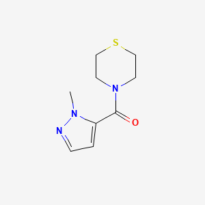molecular formula C9H13N3OS B6306920 (1-Methyl-1H-pyrazol-5-yl)(thiomorpholino)methanone CAS No. 2124112-38-3