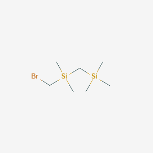molecular formula C7H19BrSi2 B6306966 Bromomethyl-dimethyl-(trimethylsilyl)methylsilane CAS No. 344244-97-9