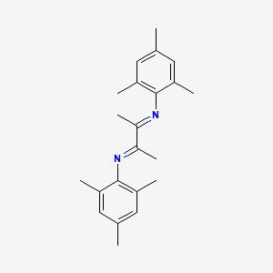 molecular formula C22H28N2 B6306972 2,3-Bis(2,4,6-trimethylphenyl)imino-butane CAS No. 202277-65-4