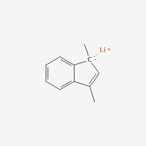 molecular formula C11H11Li B6306989 1,3-Dimethylindenyllithium CAS No. 74597-71-0