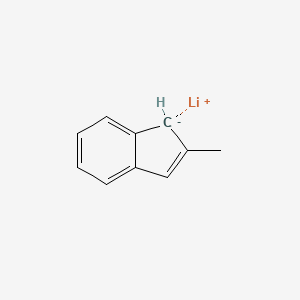 molecular formula C10H9Li B6306990 lithium;2-methyl-1H-inden-1-ide CAS No. 56423-64-4