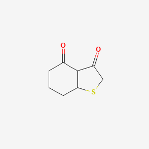 molecular formula C8H10O2S B6307070 Tetrahydrobenzothiophene-3,4(2H,3aH)-dione CAS No. 94319-63-8