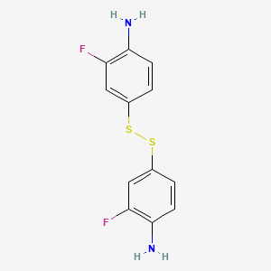molecular formula C12H10F2N2S2 B6307086 Bis(3-fluoro-4-aminophenyl)disulfide CAS No. 16766-33-9