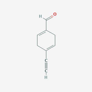 molecular formula C9H8O B063072 4-Ethynylcyclohexa-1,4-diene-1-carbaldehyde CAS No. 178742-96-6