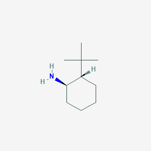 molecular formula C10H21N B6307243 (1R,2S)-2-tert-Butylcyclohexanamine CAS No. 1620436-92-1