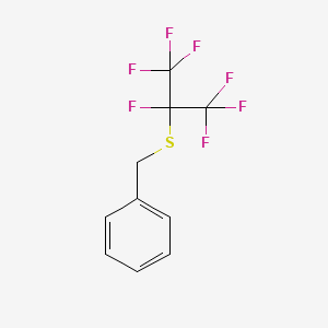 molecular formula C10H7F7S B6307272 Benzyl perfluoroisopropyl sulfide, 95% CAS No. 68409-03-0