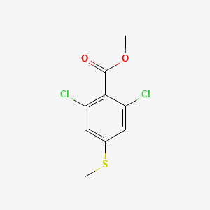 Methyl 2,6-dichloro-4-(methylthio)benzoate