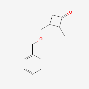 3-[(Benzyloxy)methyl]-2-methylcyclobutan-1-one