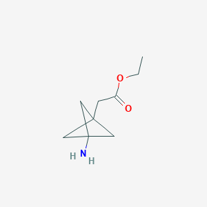 Ethyl 2-{3-aminobicyclo[1.1.1]pentan-1-yl}acetate