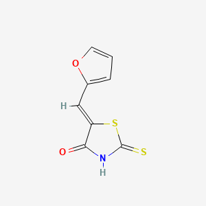 molecular formula C8H5NO2S2 B6307382 5-[(Z)-2-Furylmethylidene]-2-thioxo-1,3-thiazolan-4-one CAS No. 521972-99-6
