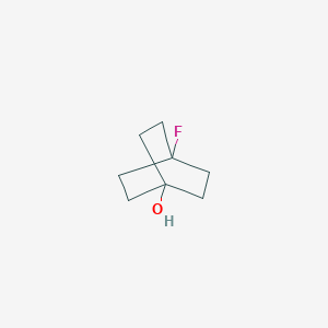 molecular formula C8H13FO B6307454 4-Fluorobicyclo[2.2.2]octan-1-ol, 95% CAS No. 22947-61-1