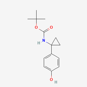 4-[1-(Boc-amino)cyclopropyl]phenol