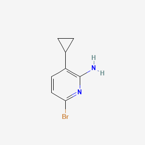6-Bromo-3-cyclopropylpyridin-2-amine