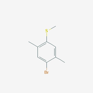 molecular formula C9H11BrS B6307539 1-Bromo-2,5-dimethyl-4-(methylsulfanyl)benzene CAS No. 1823921-21-6