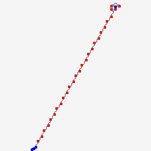 molecular formula C55H104N4O28 B6307551 Azido-PEG24-NHS ester CAS No. 2375600-46-5