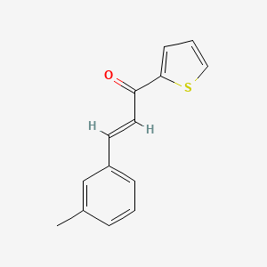 molecular formula C14H12OS B6307592 (2E)-3-(3-Methylphenyl)-1-(thiophen-2-yl)prop-2-en-1-one CAS No. 79442-33-4