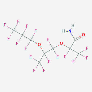 molecular formula C9H2F17NO3 B6307617 Perfluoro(2,5-dimethyl-3,6-dioxanonan)amide CAS No. 60308-67-0