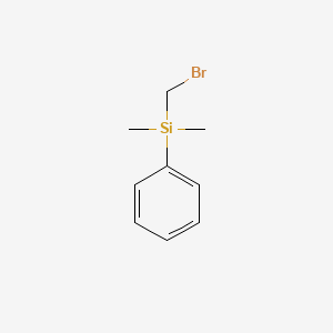 molecular formula C9H13BrSi B6307625 Bromomethyl-dimethyl-phenylsilane CAS No. 22655-93-2