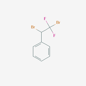 molecular formula C8H6Br2F2 B6307634 (1,2-Dibromo-2,2-difluoroethyl)benzene CAS No. 384-63-4