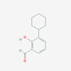 B6307646 3-Cyclohexylsalicylaldehyde CAS No. 66232-33-5