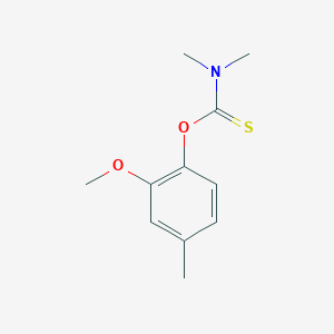 molecular formula C11H15NO2S B6307653 Dimethylcarbamothioic acid O-(2-methoxy-4-methylphenyl) ester CAS No. 71912-75-9