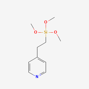 molecular formula C10H17NO3Si B6307659 4-[2-(trimethoxysilyl)ethyl]pyridine CAS No. 73324-70-6