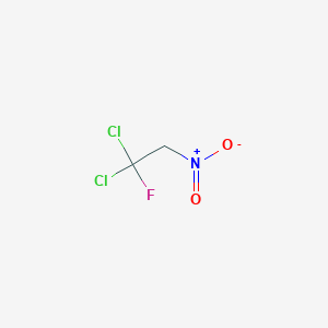 molecular formula C2H2Cl2FNO2 B6307715 1,1-Dichloro-1-fluoro-2-nitroethane, 95% CAS No. 1649-05-4