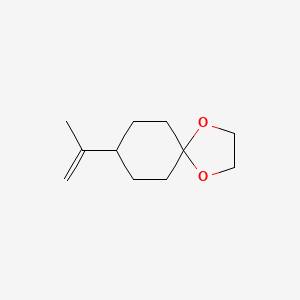 molecular formula C11H18O2 B6307773 8-Isopropenyl-1,4-dioxaspiro[4.5]decane CAS No. 70850-38-3